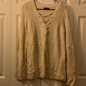 American Eagle tan sweater